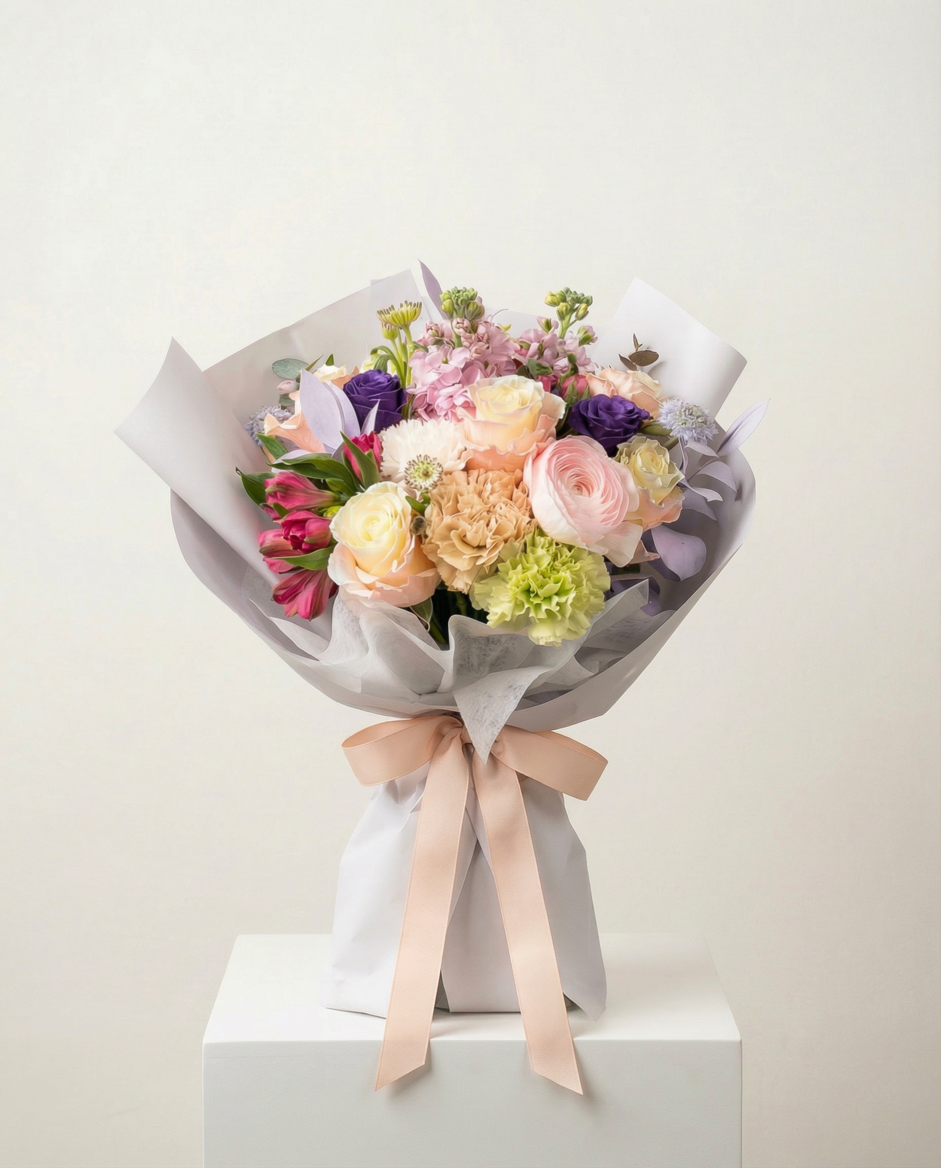 莫奈花園 - 夢幻糖果色系花束