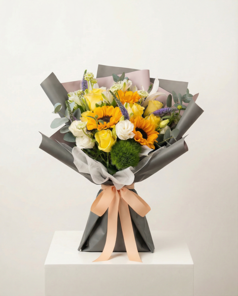 向陽花開 - 燦爛向日葵花束